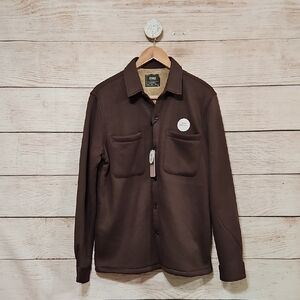 NWT Nomad Men's Brown Waffle Sherpa Lined Jacket Small